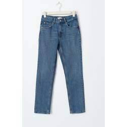 Gina Tricot Tall Jeans - Mørkeblå Vask