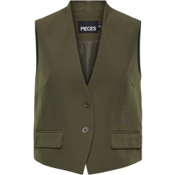Pieces Pcnimora Waist Coat Set - Gray