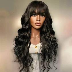 Shein Full Machine Made Wig 8 inch Black