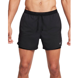 Nike Men's Nike Stride Dri-FIT 2-in-1 Shorts Black/Black/Black/Reflective Silv