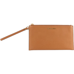 Michael Kors Jet Set Travel Large Pebbled Leather Pouch - Brown