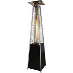 Heatus Terrassevarmer LUX Med Flamme 227 cm Sort