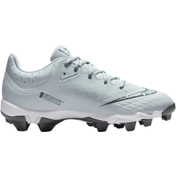 Nike Women's Hyperdiamond 4 Keystone Softball Cleats, Size 8, Platinum/White