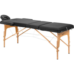ActiveShop Sammenleggbar Massasjebord I Tre Activ Fizjo Lux 190x70cm Sort