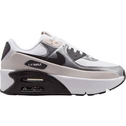 Nike Air Max 90 LV8 - White Metallic Silver Black