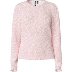 Pieces Långärmad Topp - Rosa