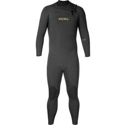 Xcel Comp 5/4mm Chest Zip Våddragt Til Mænd Black