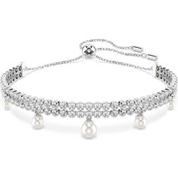 Swarovski Pearl Drop Bracelet - White
