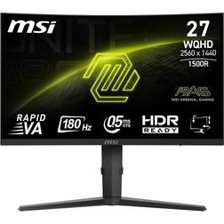 MSI MAG 275CQPFDE 27 Inch HDMI DisplayPort Skärm
