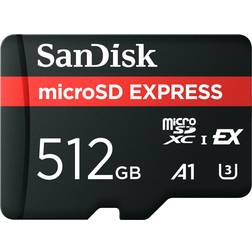 SanDisk MicroSD Express MicroSDXC Class 10 UHS-I U3 V30 A1 880/650MB/s 512GB