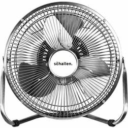 Schallen chrome 9" high velocity cold air circulator adjustable floor & desk fan