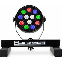 Showlite Dj Led Party Spot RGBW DMX Auto Lichteffekt Strobe Scheinwerfer Boden Stativ Set