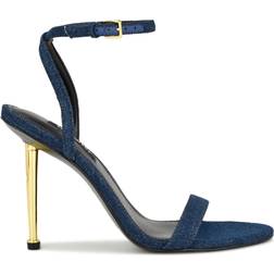 Nine West Reina Ankle Strap Sandals Denim