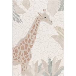 KM Carpets Genova Gulvtæppe Giraf 120 x 170 cm Creme Beige 120x170cm