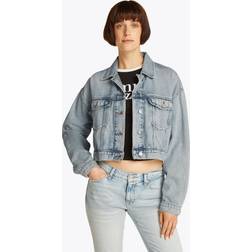 Tommy Jeans Overgangsjakke - Blue Denim