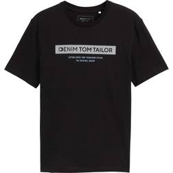 Tom Tailor Denim T-shirt För Män - Djup Svart
