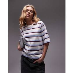 Arket T-shirt Med Multifarvede Striber - Multifarvet
