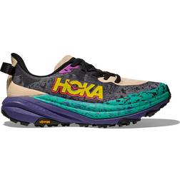 Hoka Speedgoat 6 W - Oatmeal/Mountain Iris