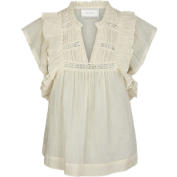 Neo Noir Jayla S Voile Top - Light Yellow