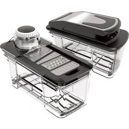 Essentials 7-in-1 Slicer & Chopper - Rostfritt Stål / Svart Mandolin 36cm