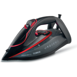 Tower Ceraglide Steam Iron XL Soleplate Red