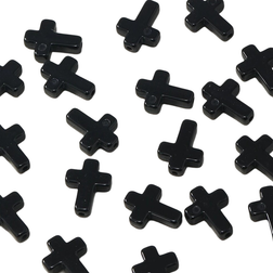 Shein 20pcs/set Fashionable Cross Design DIY Bead For Women For DIY Jewelry Making
