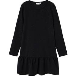 Name It Glimmer Kjole Roka Langærmet - Black