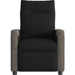 vidaXL Justerbar Reclinerfåtölj Svart Tyg Fåtölj 100cm