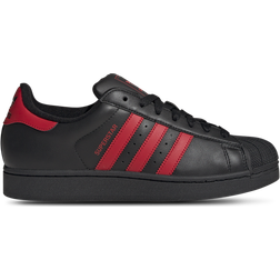 adidas Superstar II Casual Shoes - Black/Better Scarlet