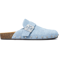 Tory Burch Mellow Studded Mule - Blue Cloud