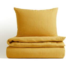 H&M Enkelt muslin Påslakan Gul (200x150cm)