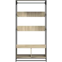 vidaXL Modern Sonoma Oak 90 x 50 x 180 cm Wardrobe 90x180cm