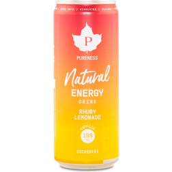Pureness Natural Energy Drink, Rhuby