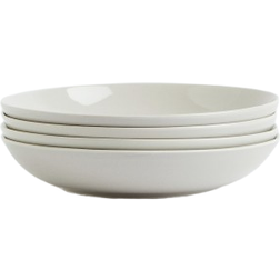 H&M 4-pack deep porcelain Soup Plate 22cm 4pcs