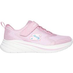 Skechers Girls Wave 92 Sparkle Mesh Trainer, Pink, Older