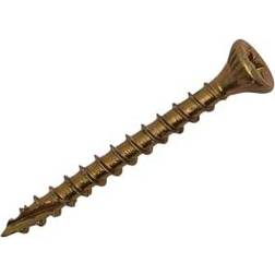 Optimaxx Optimaxx PZ Countersunk Passivated Double Reinforced Wood Screw 200pcs