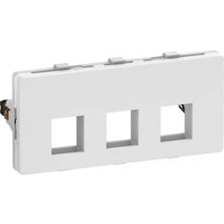 Schneider Electric Fuga dataudtag til 3xKeystone (L) 2M hvid