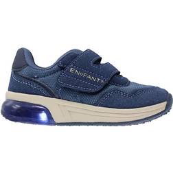 En Fant Velcro Sneakers Med Belysning - Vintage Indigo