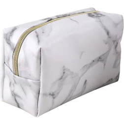 Shein 1pc Marble Pattern Pencil Bag, Modern High Capacity Office Stationery Organizer For School Student