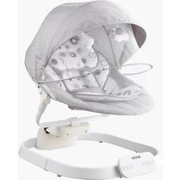 VEVOR Baby Swing Rocker 3 Speeds 3 Seat Positions Remote Control Bluetooth