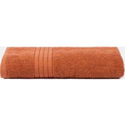Brentfords 2 Pack Cotton Bath Towel Orange (150x90cm)