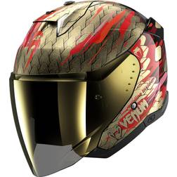 Shark Skwal i3 Jet Venum - Gold/Rot/Schwarz
