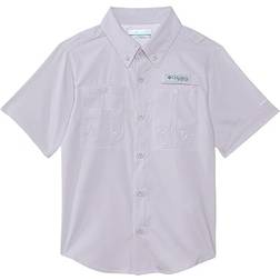 Columbia Boys PFG Tamiami Short Sleeve Shirt - Purple