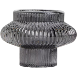 H&M Glass Lantern Black Candlestick 2.3"