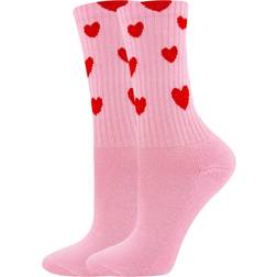 Ewers Sokker Hearts - Pink/Rødviolet