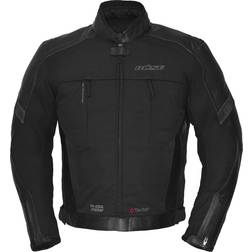 Büse Novaro Wasserdichte Motorrad Leder-/Textiljacke - Schwarz