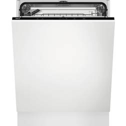 AEG AirDry Integrated Dishwasher D-Rated Black Control Panel