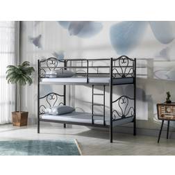 Skye Decor Två Liggplatser 90 cm Svart Våningssäng