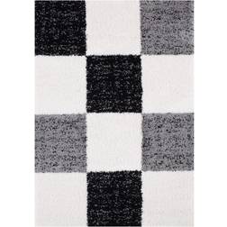 THE RUGS Myshaggy Geometric Design 381 Rectangle Grey, White, Black 200x290cm