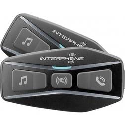 Interphone U-Com 4 Singel Pack Intercom - Svart
